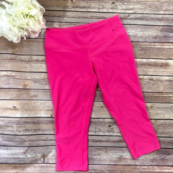 Nike Pants - Nike | Pink Crop Leggings
